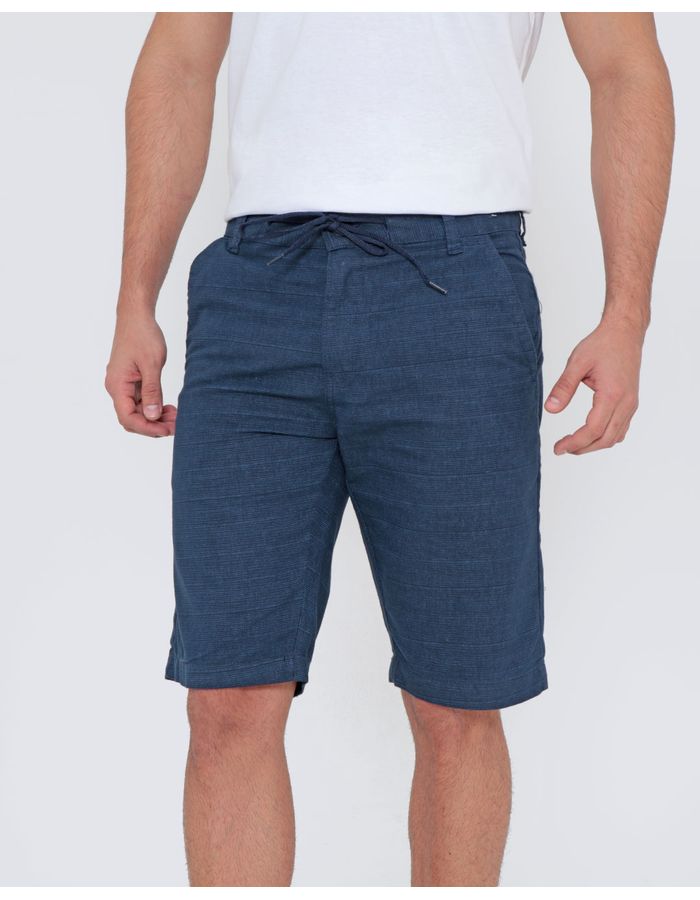 Bermuda-Sarja-Masculina-Cordao-Listrada-Azul-Marinho