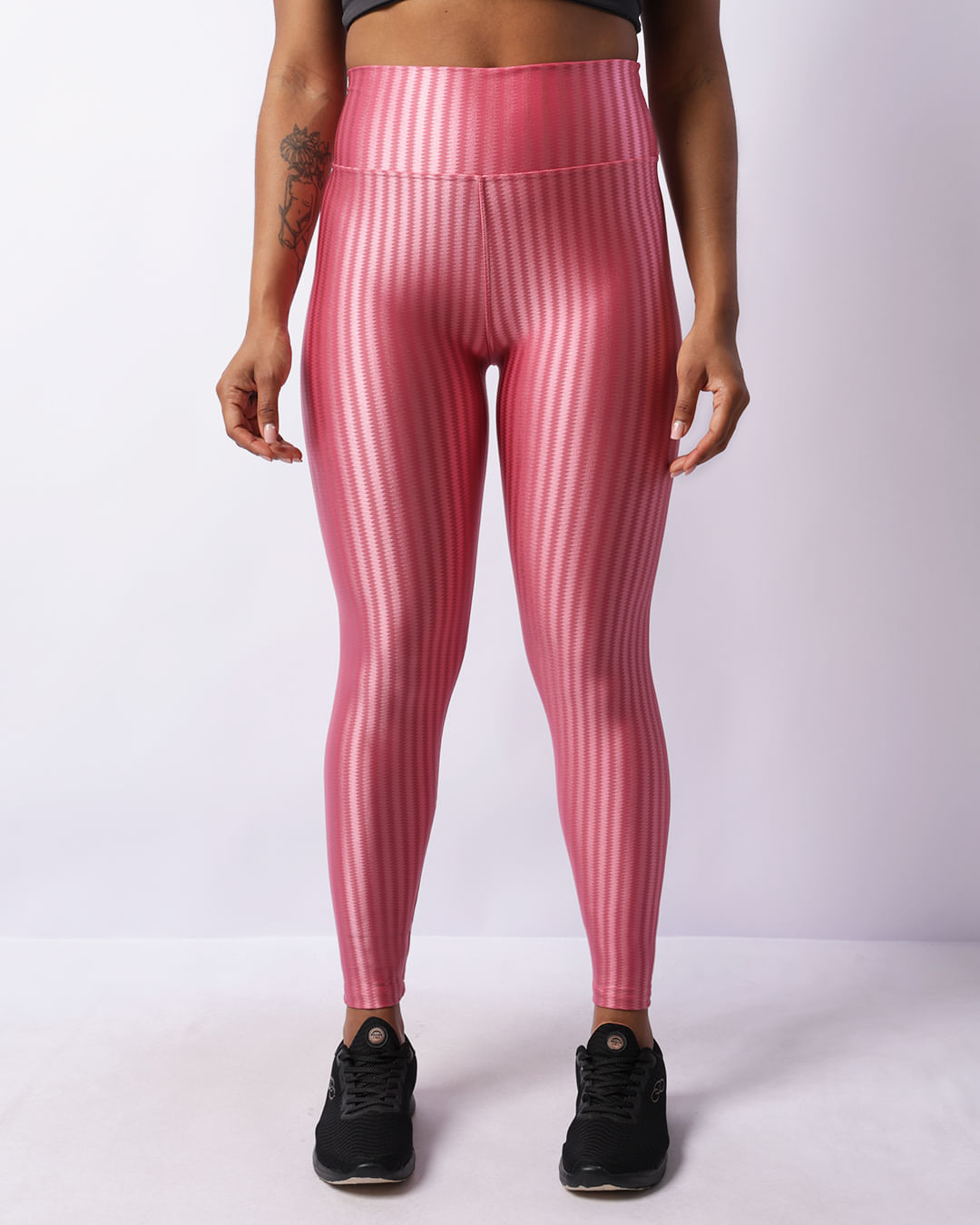 Calça Legging Fitness Feminina 3D Rosa