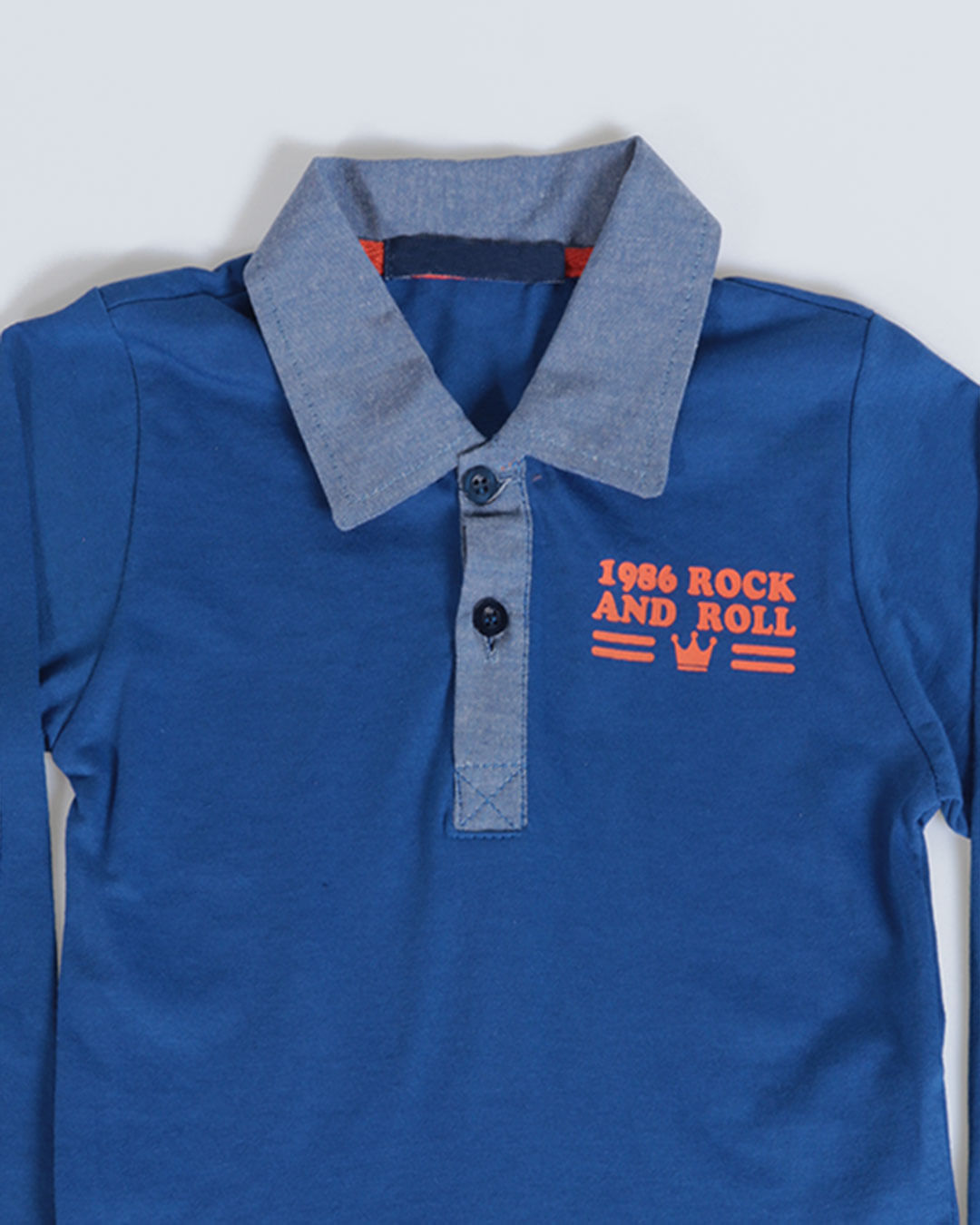 Polo-Bebe-Estampa-Rock-And-Roll-Azul