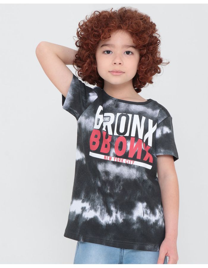 Camiseta-Infantil-Estampa-Bronx-Tie-Dye-Preta