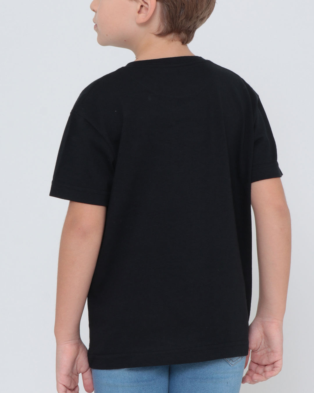 Camiseta-Infantil-Estampa-Copy-Manga-Curta-Preta
