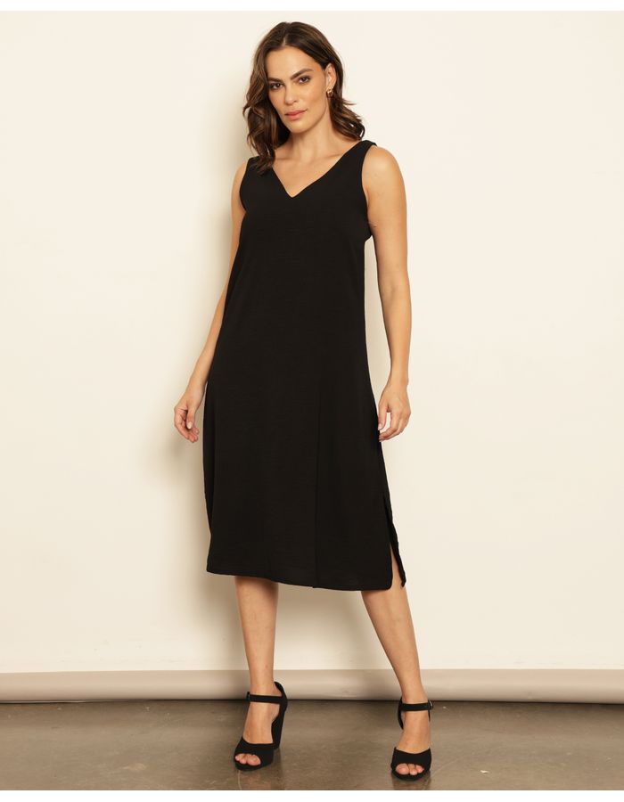 Vestido-Longo-Gola-V-310848rl---Preto