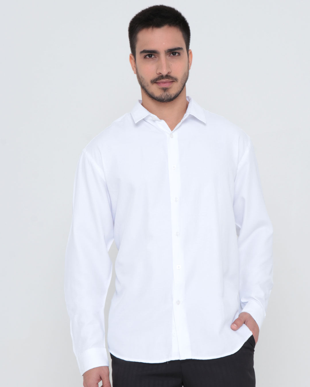 Camisa-Masculina-Social-Textura-Branca