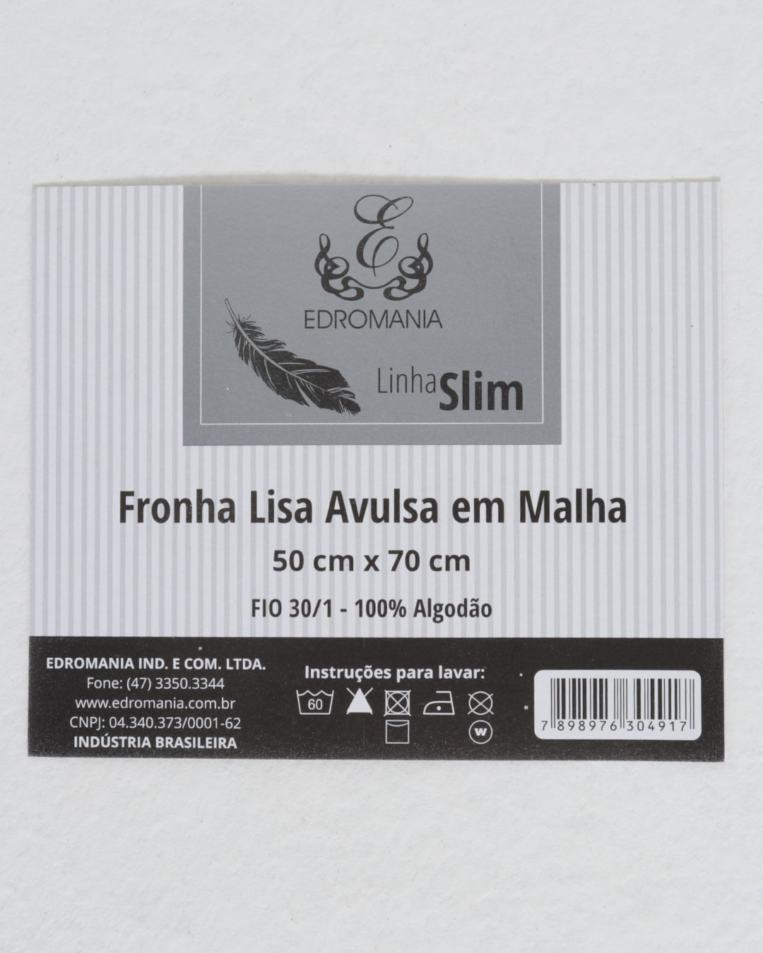 Fronha-Avulsa-Slim-Lisa-Edromania-Azul-Claro