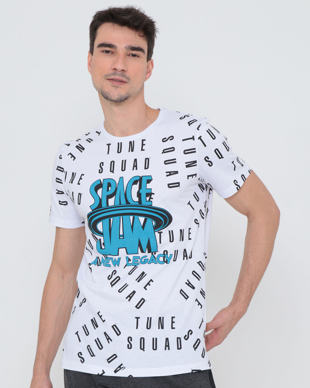 Camiseta-Space-Jam-Looney-Tunes-Branca