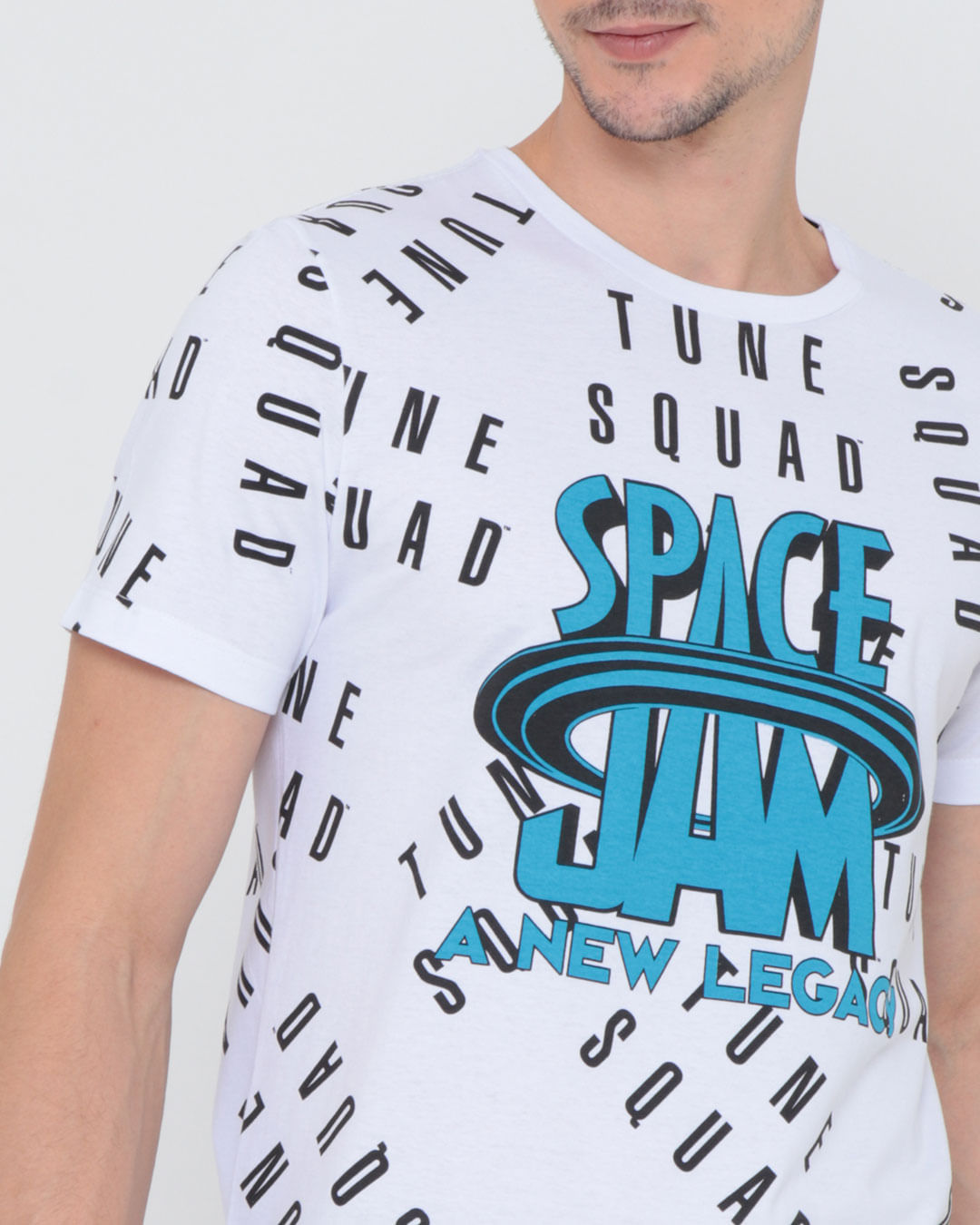 Camiseta-Space-Jam-Looney-Tunes-Branca