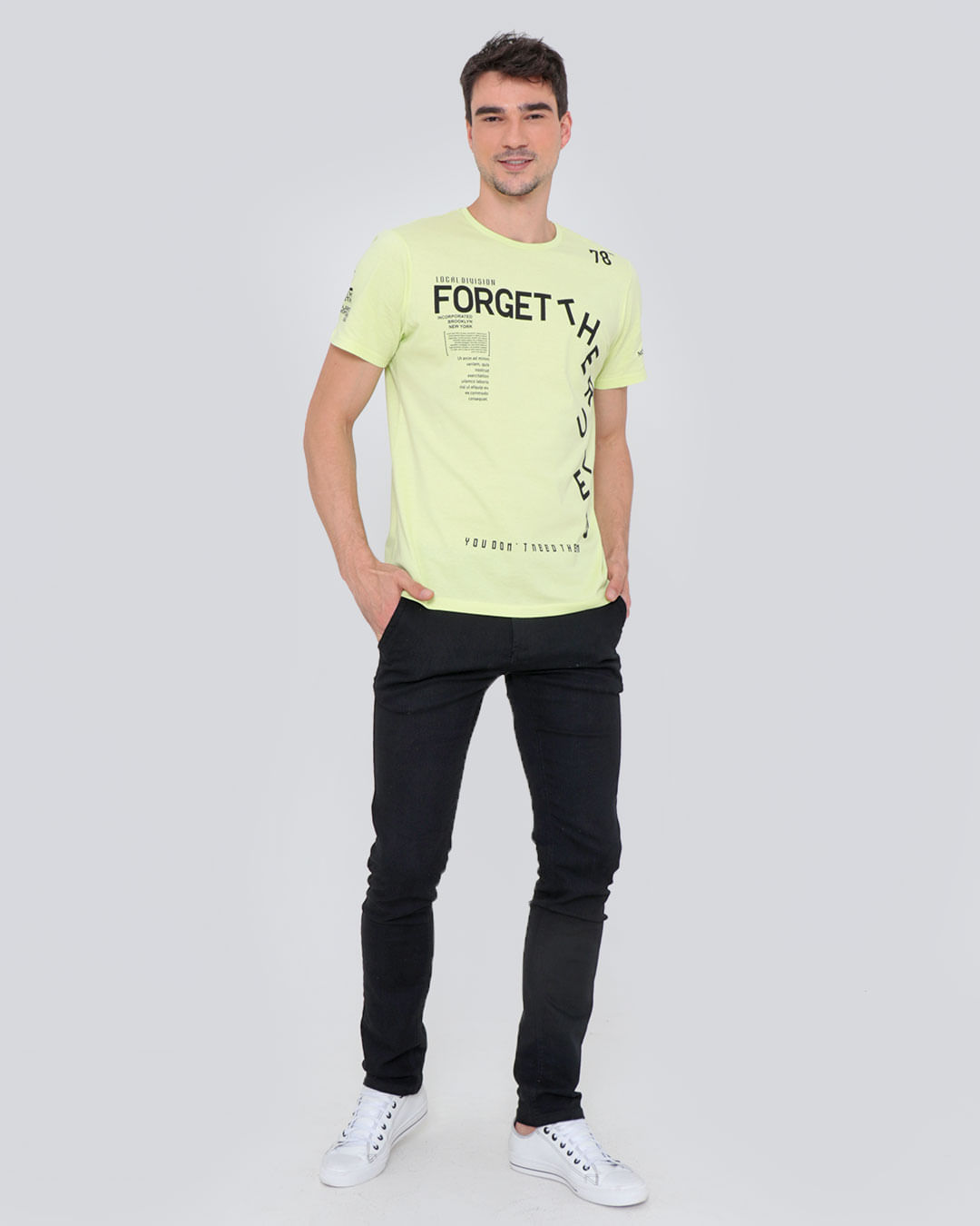 Camiseta-Estampa-Frontal-Verde-Claro