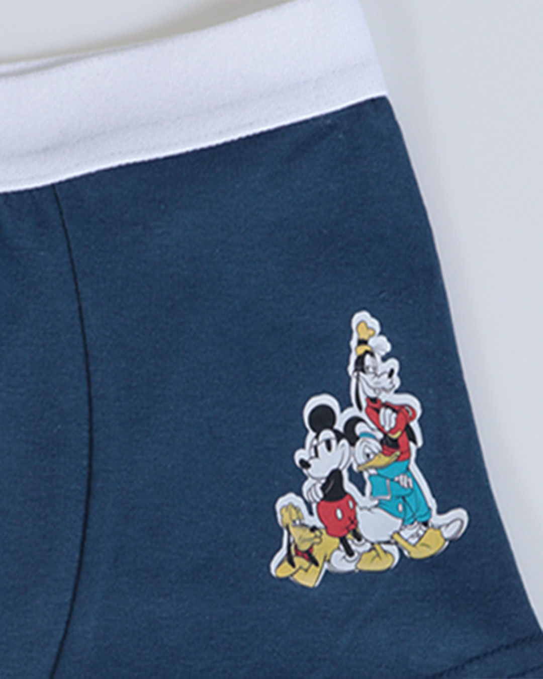Cueca-Boxer-Infantil-Mickey-e-Pluto-Disney-Azul-Marinho
