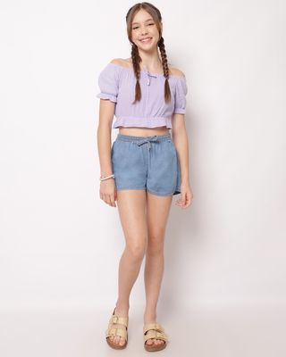 Short-141049--Lm-F-1016---Jeans-Blue