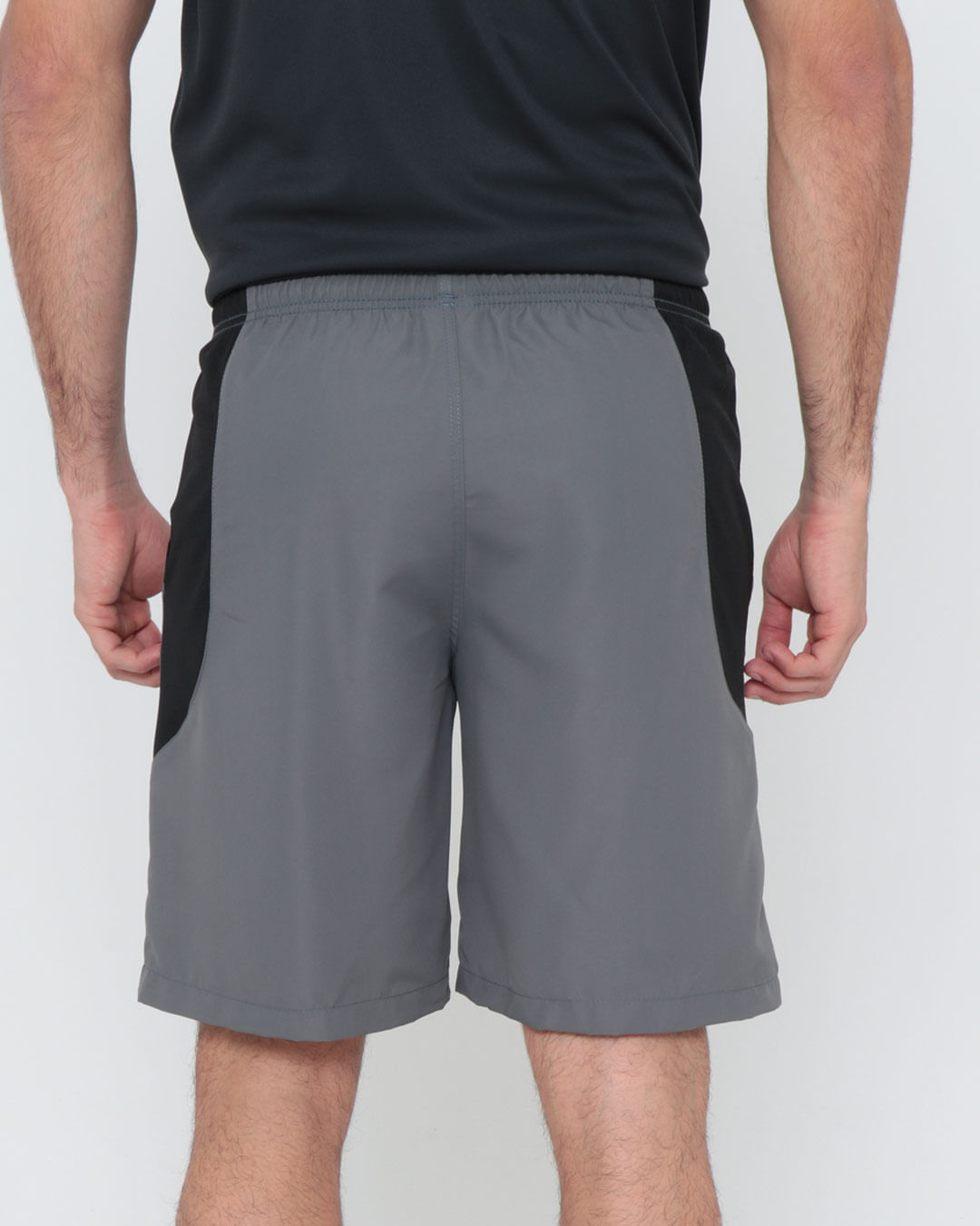 Bermuda-Masculina-Fitness-Recorte-Lateral-Cinza