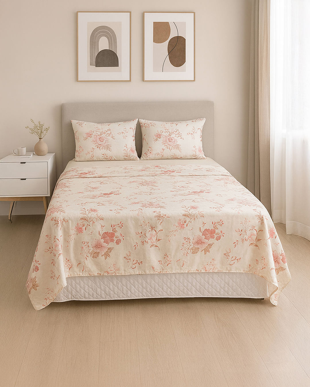 Jg-De-Cama-Queen-4pcs-Duplo-Micropercal---Estampado-Floral