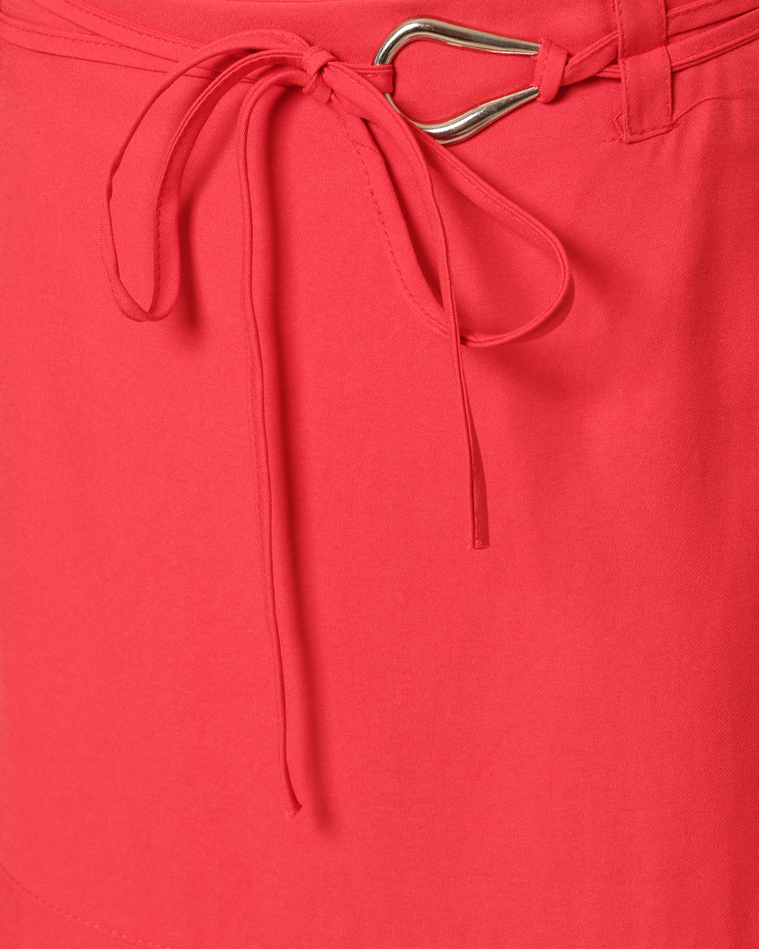 Saia-Midi-Evase-Cinto-Fivela-9584---Vermelho