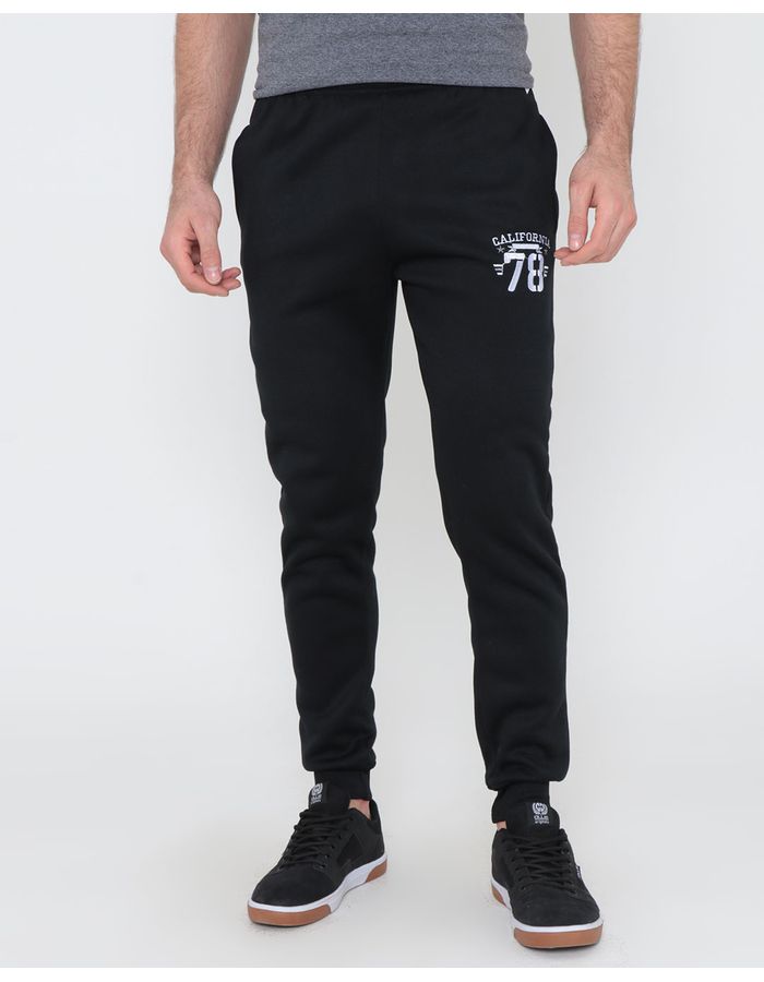 Calca-Moletom-Masculina-Jogger-Bordado-Preta