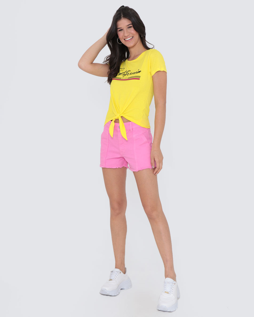 Short-Sarja-Feminino-Barra-Desfiada-Rosa