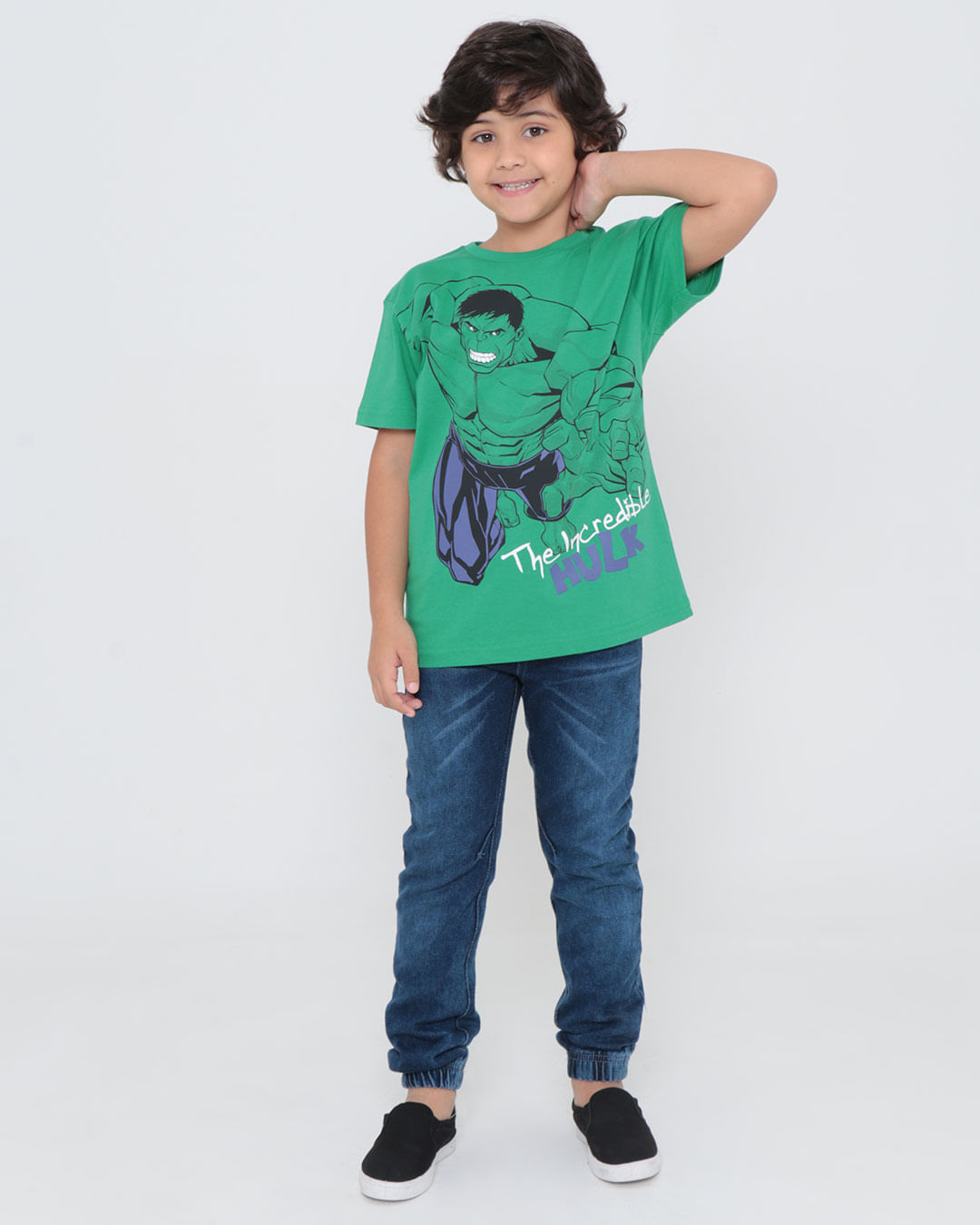 Camiseta-Infantil-Incrivel-Hulk-Marvel-Verde