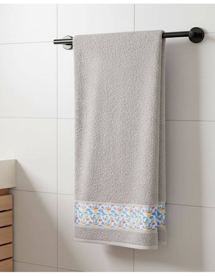 Toalha-Banho-Transfer-Dino-1729---Cinza