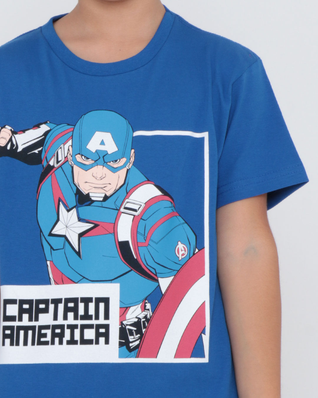 Camiseta-Infantil-Capitao-America-Marvel-Azul