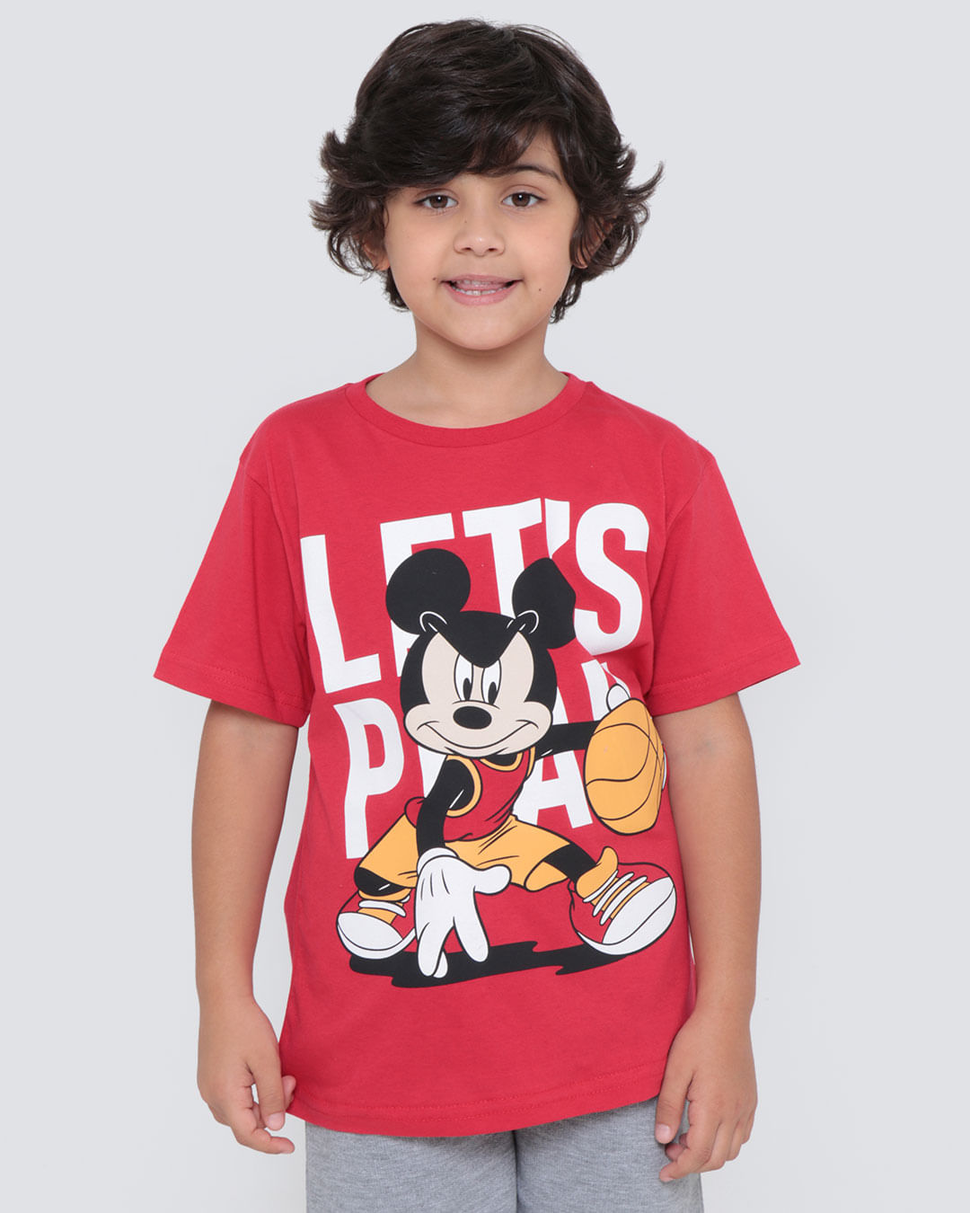 Camiseta-Infantil-Estampa-Mickey-Disney-Vermelha