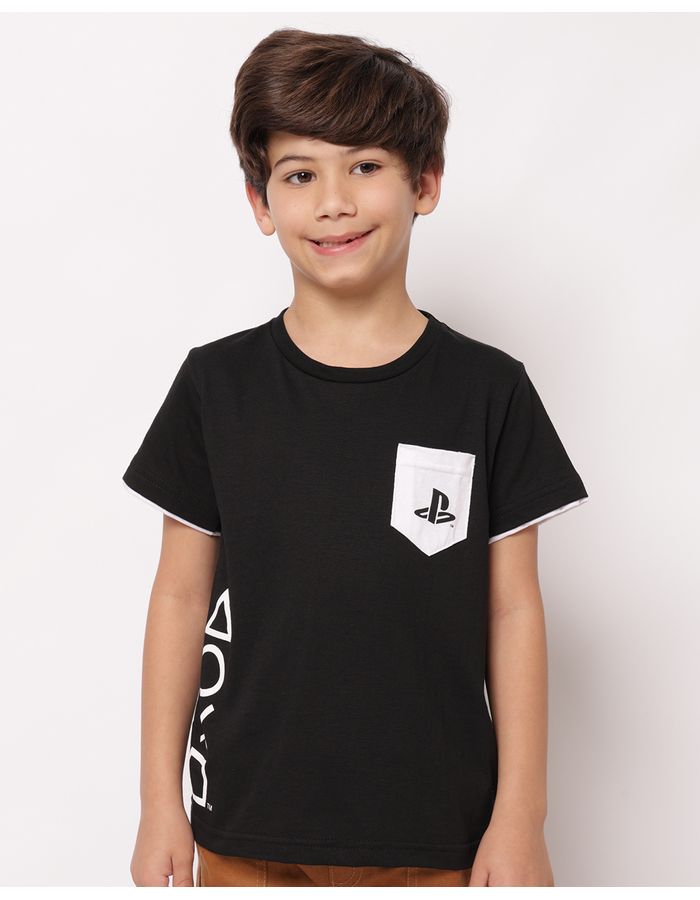 Camiseta-T38325-Mc-M-410-Playstation---Preto