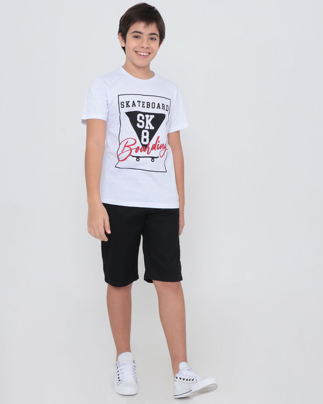 Camiseta-Juvenil-Estampa-Skate-Branca