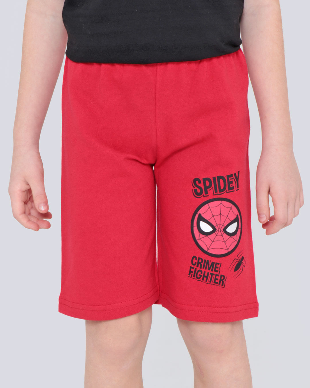 Bermuda-Infantil-Estampa-Homem-Aranha-Marvel-Vermelha