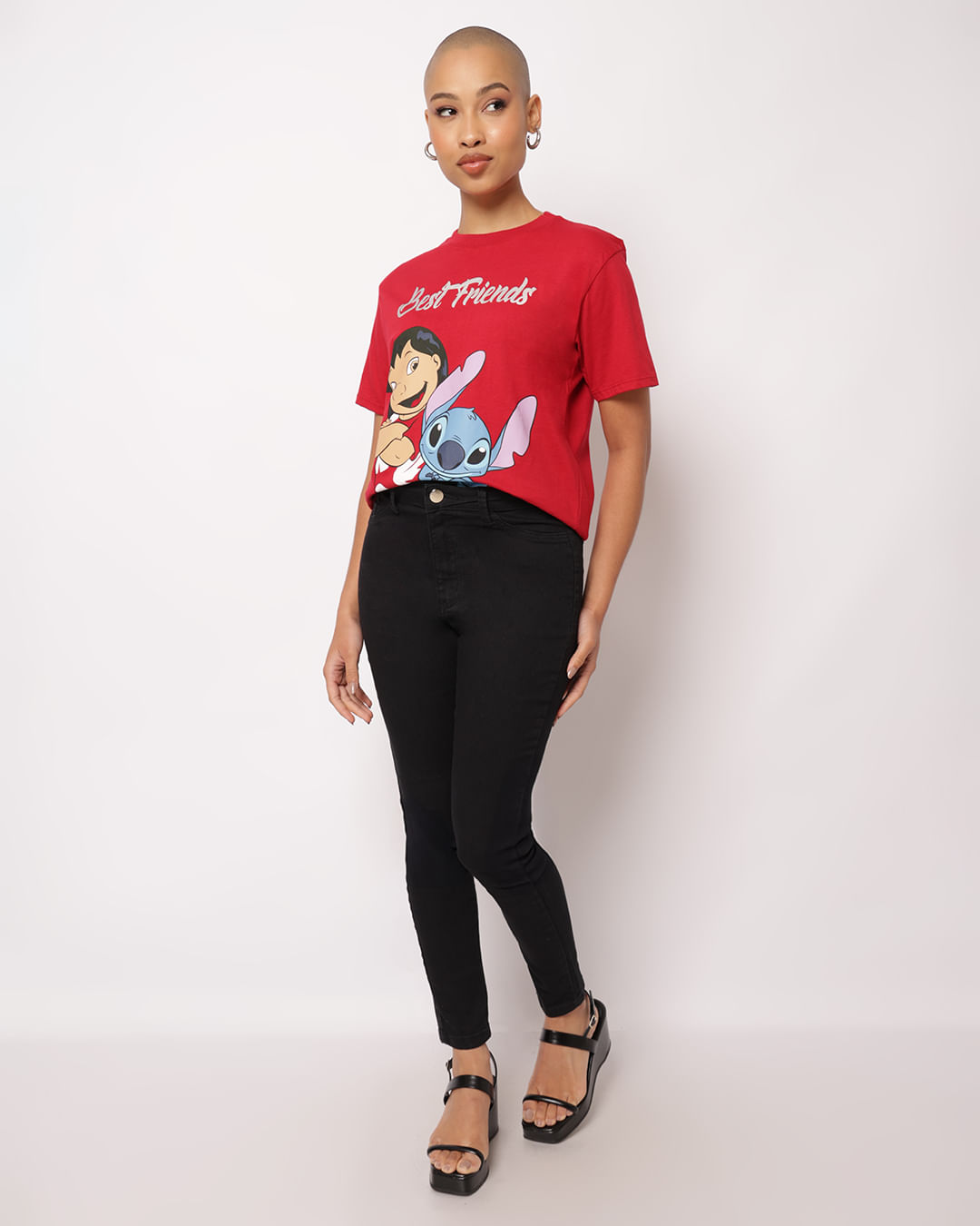 Camiseta-110304t-Stitch-Friends-Pg---Vermelho