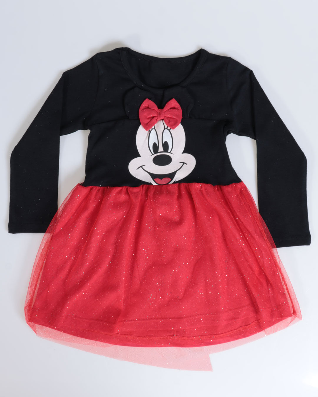 Vestido-Bebe-Minnie-Tule-Disney-Preto