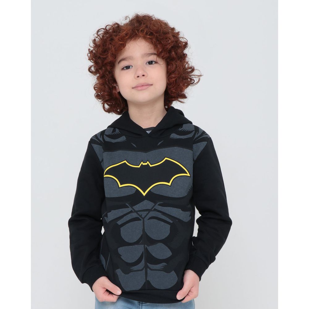 batman moletom com capuz kids