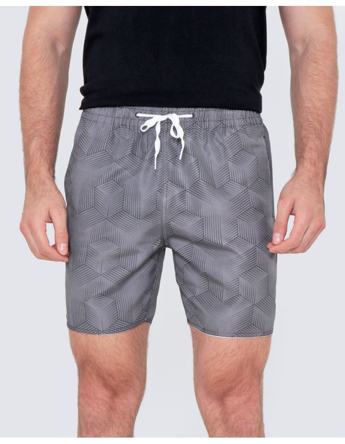 Bermuda-Surf-Masculina-Estampada-Cinza