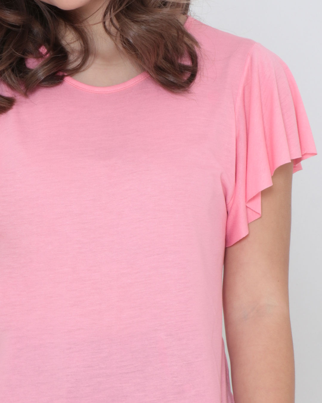 Blusa-Juvenil-Manga-Gode-Rosa-Claro