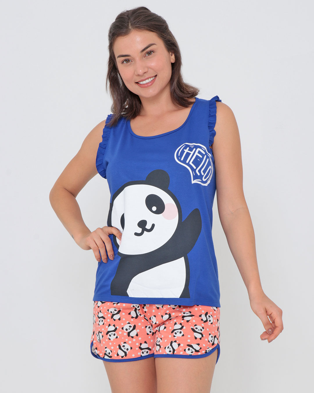 Pijama-Feminino-Regata-Estampa-Panda-Azul-