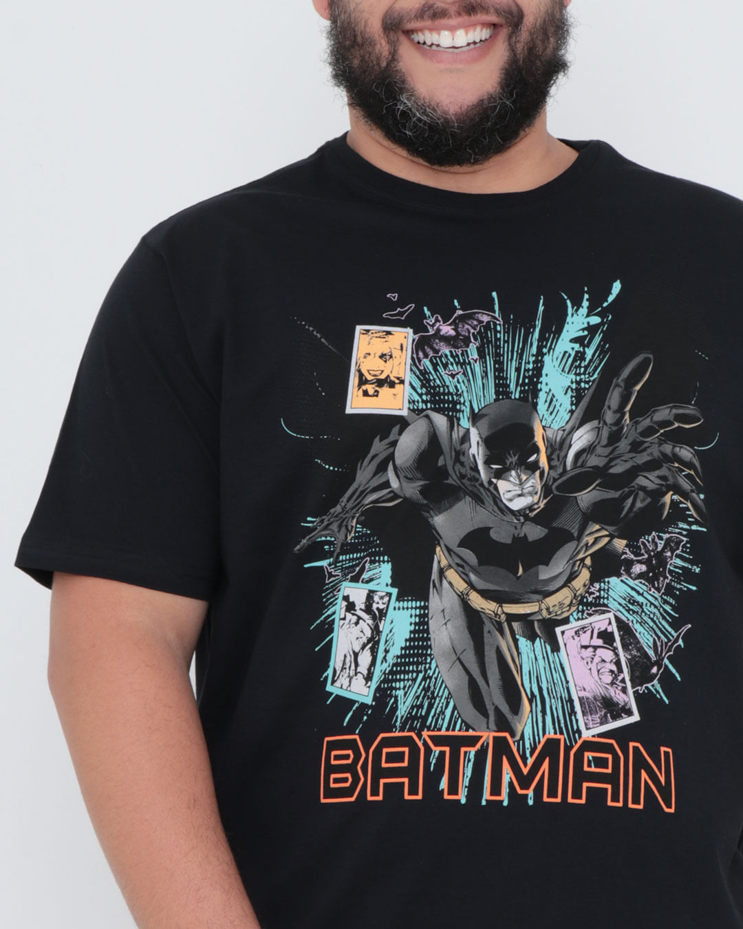 Camiseta-Plus-Size-Batman-Liga-Da-Justica-Preta