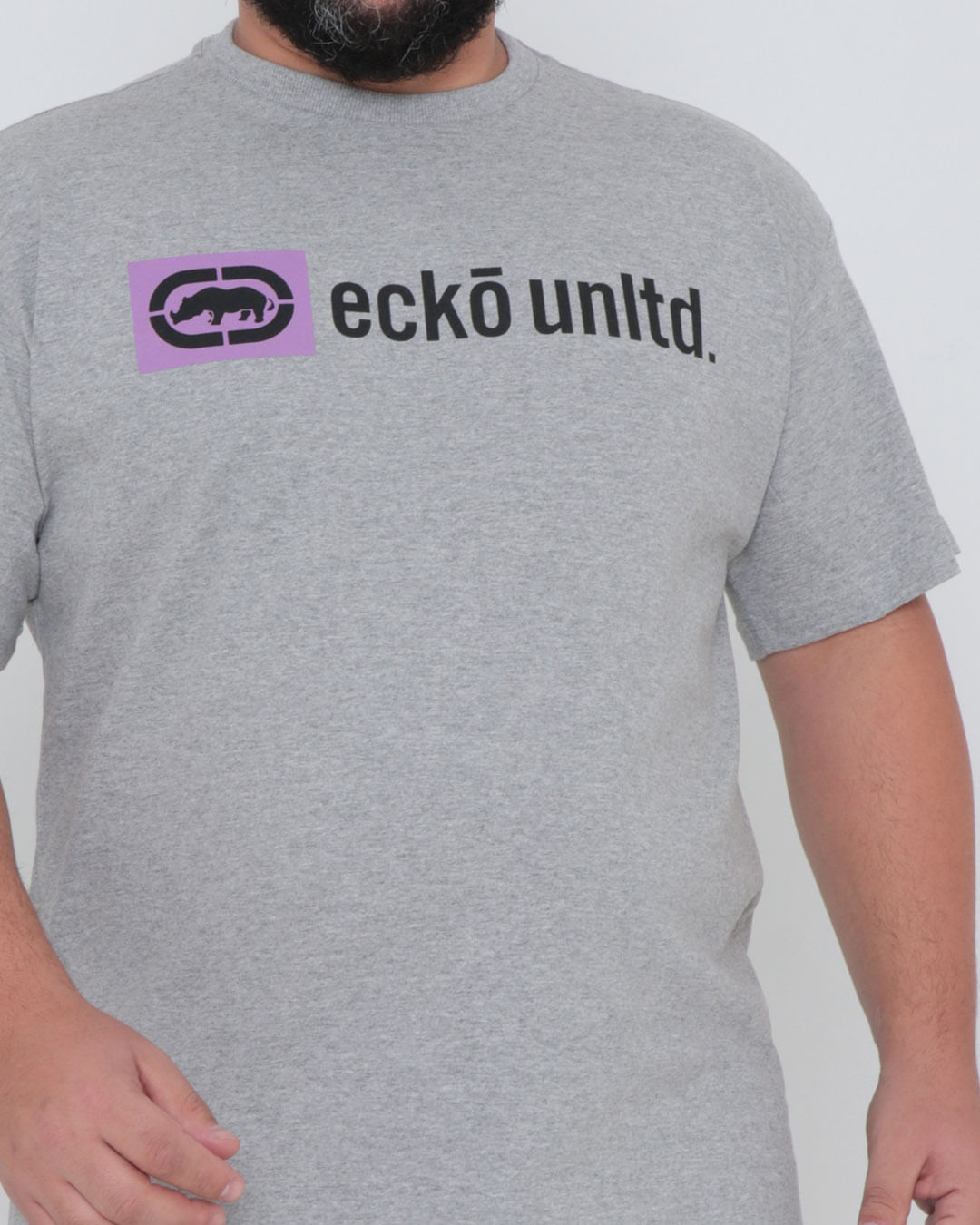 Camiseta-Plus-Size-Ecko-Unlimited-Cinza-Claro