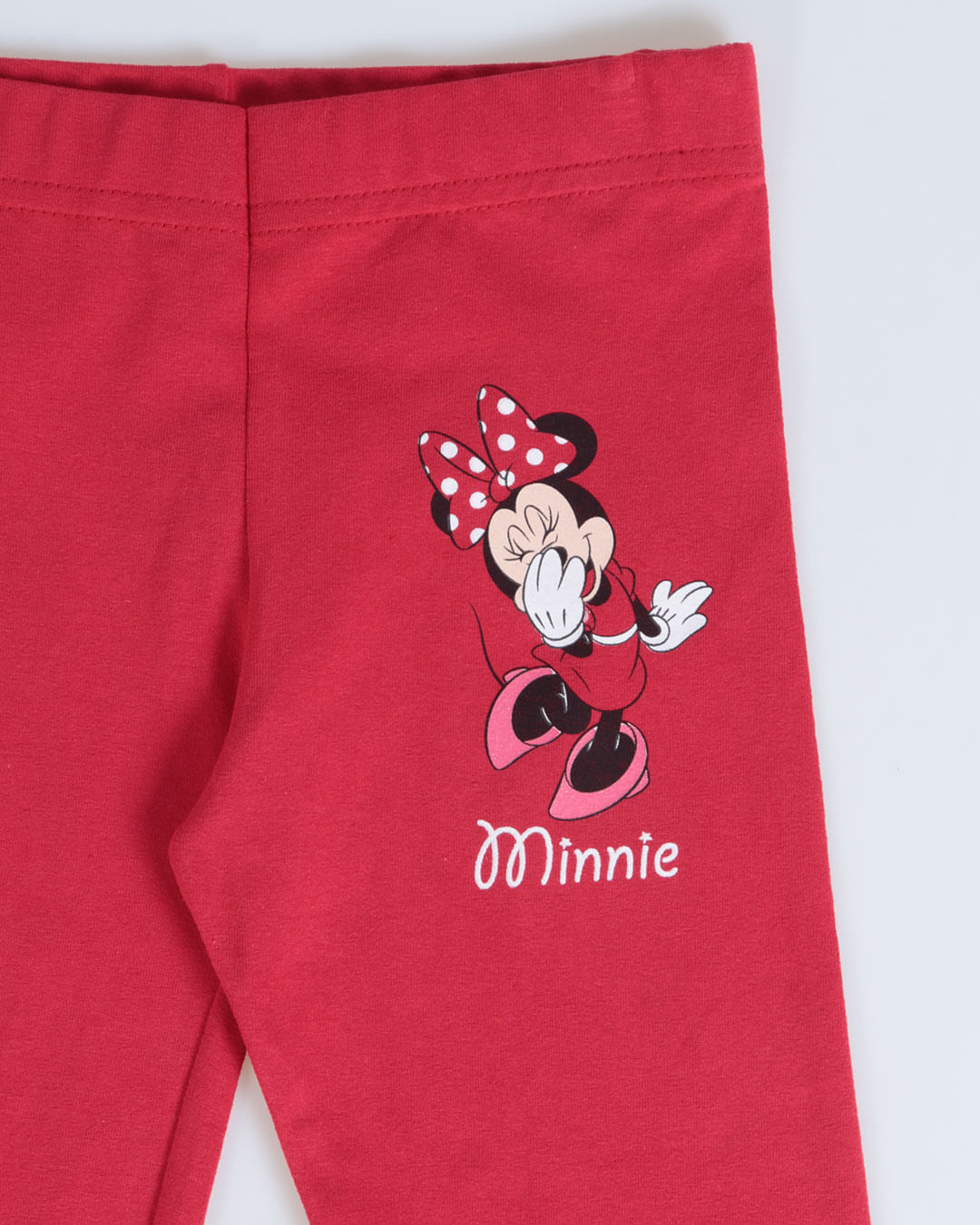 Calca-Legging-Bebe-Minnie-Disney-Vermelho