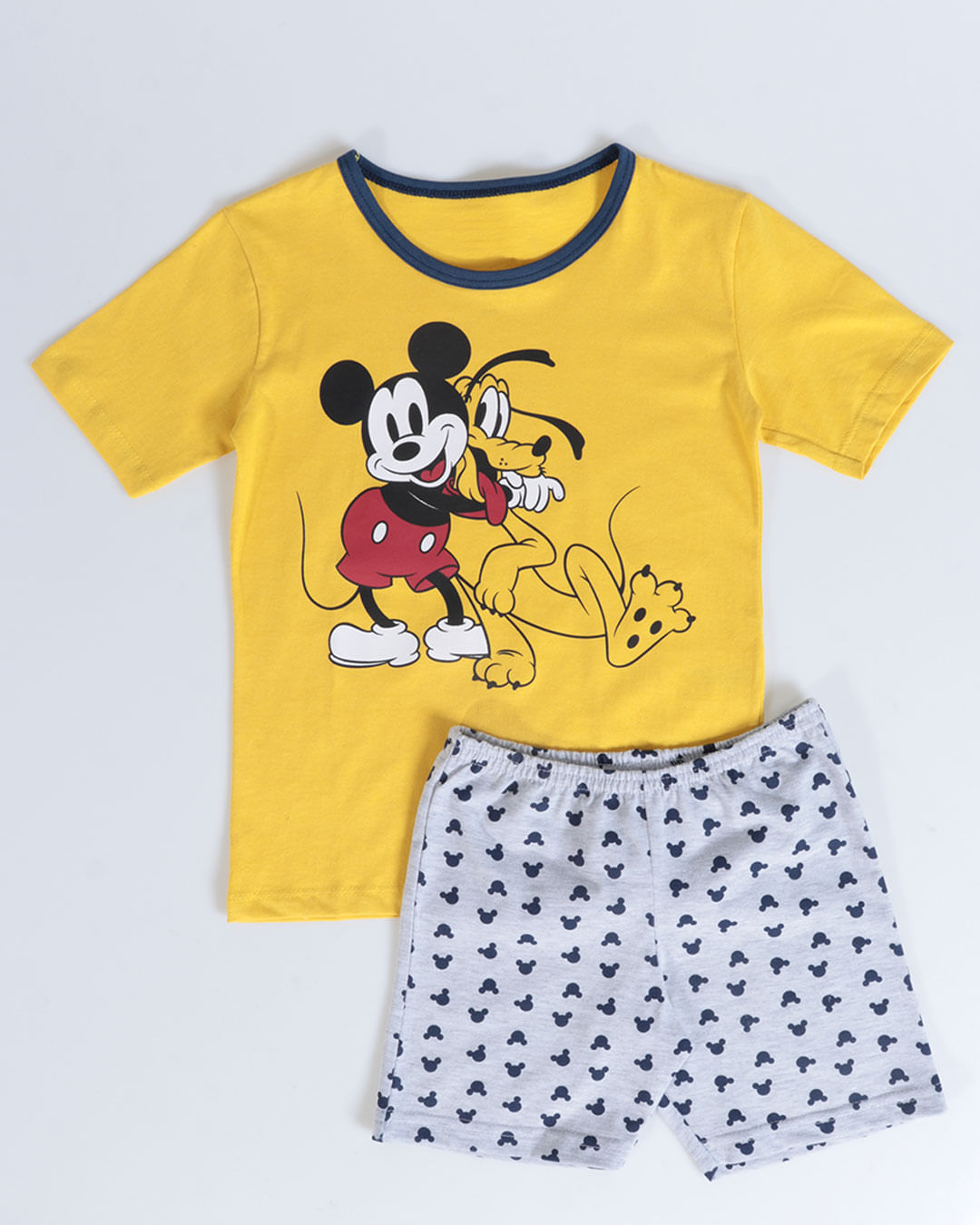 Pijama-Bebe-Curto-Mickey-e-Pluto-Disney-Mostarda