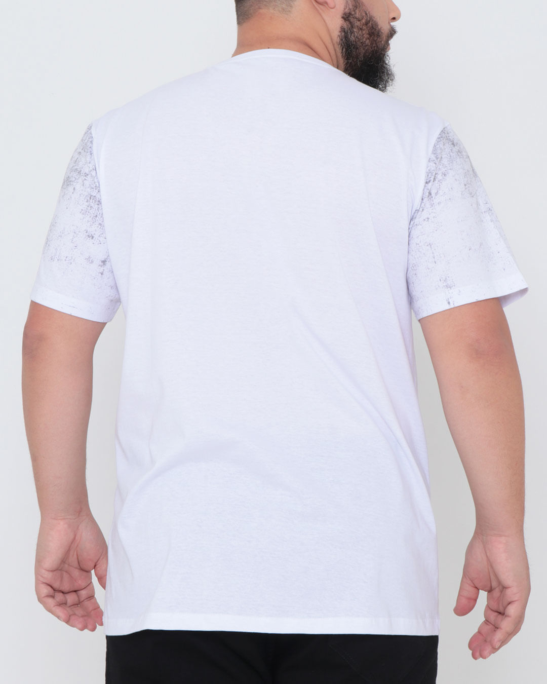 Camiseta-Masculina-Plus-Size-Estampada-Branca