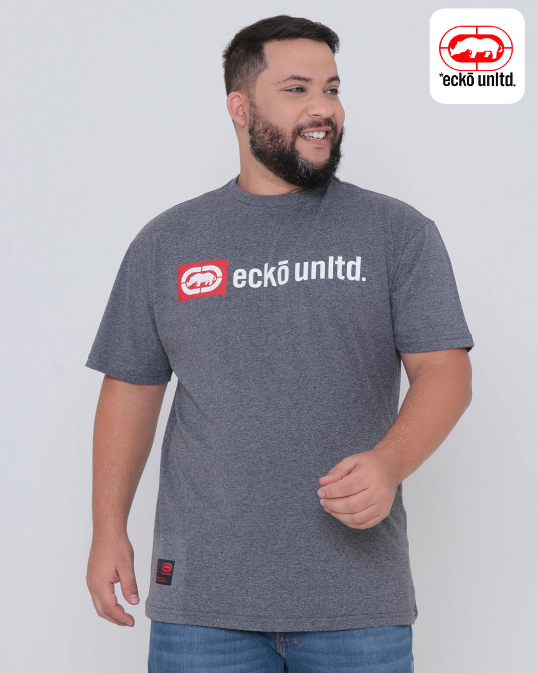 Camiseta-Plus-Size-Ecko-Unlimited-Cinza-Medio