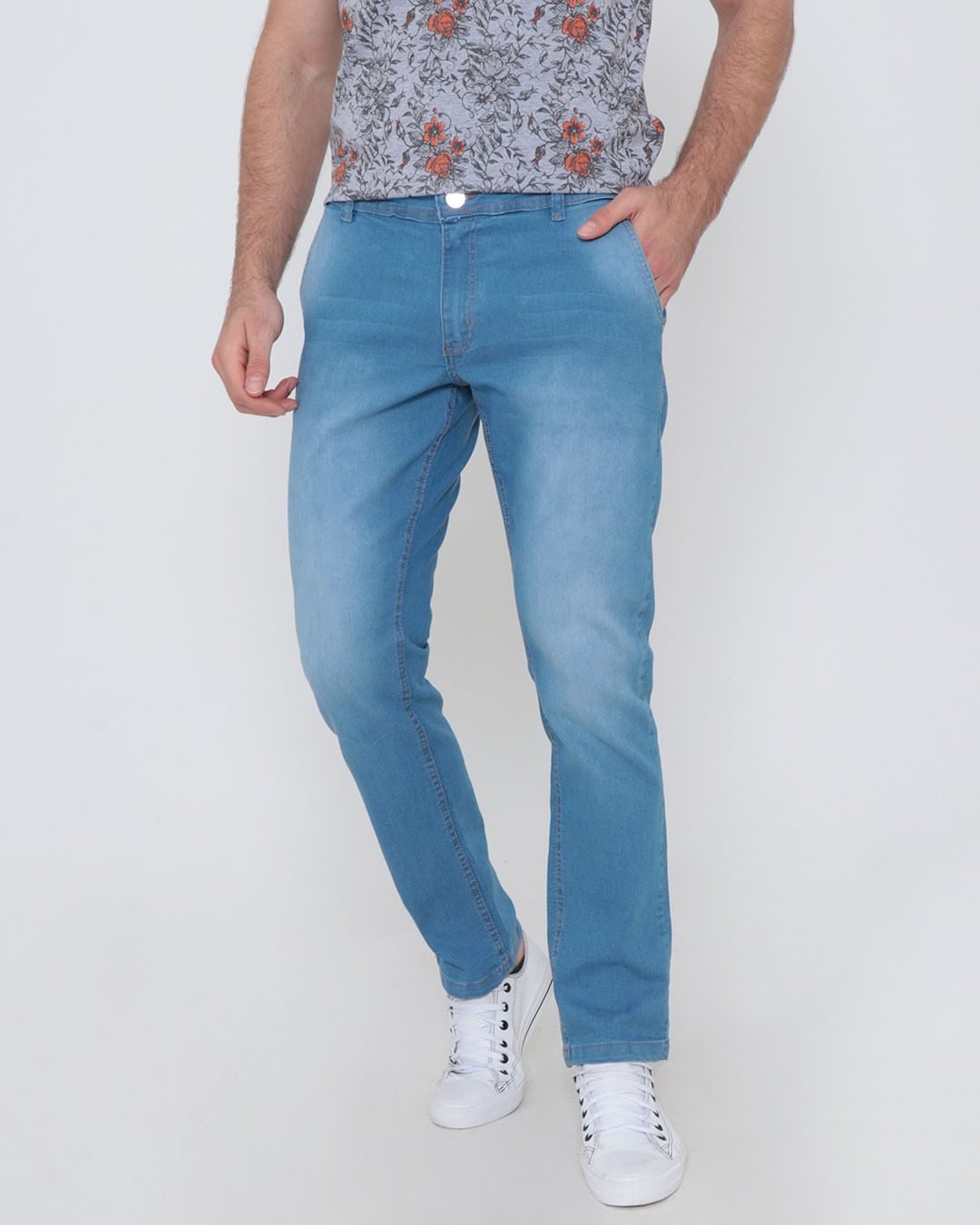 Calca-Jeans-Masculina-Reta-Azul-Claro
