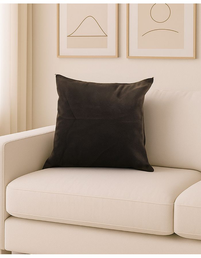 Almofada-Suede-40x-40---Marrom-Escuro