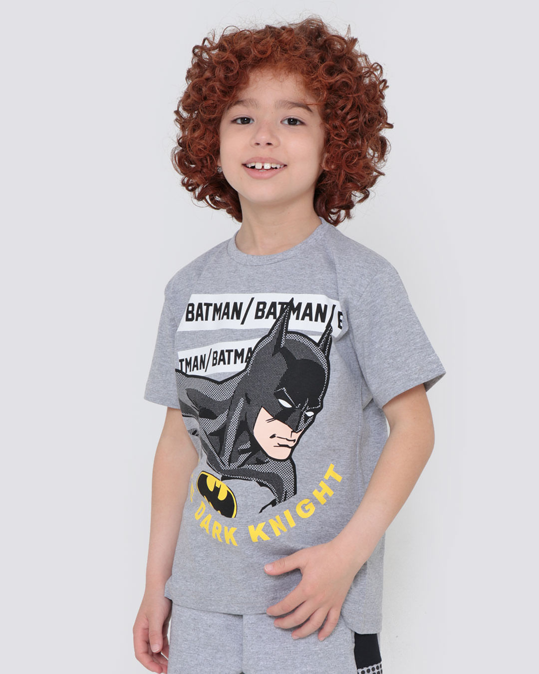 Camiseta-Infantil-Manga-Curta-Batman-Liga-da-Justica-Cinza