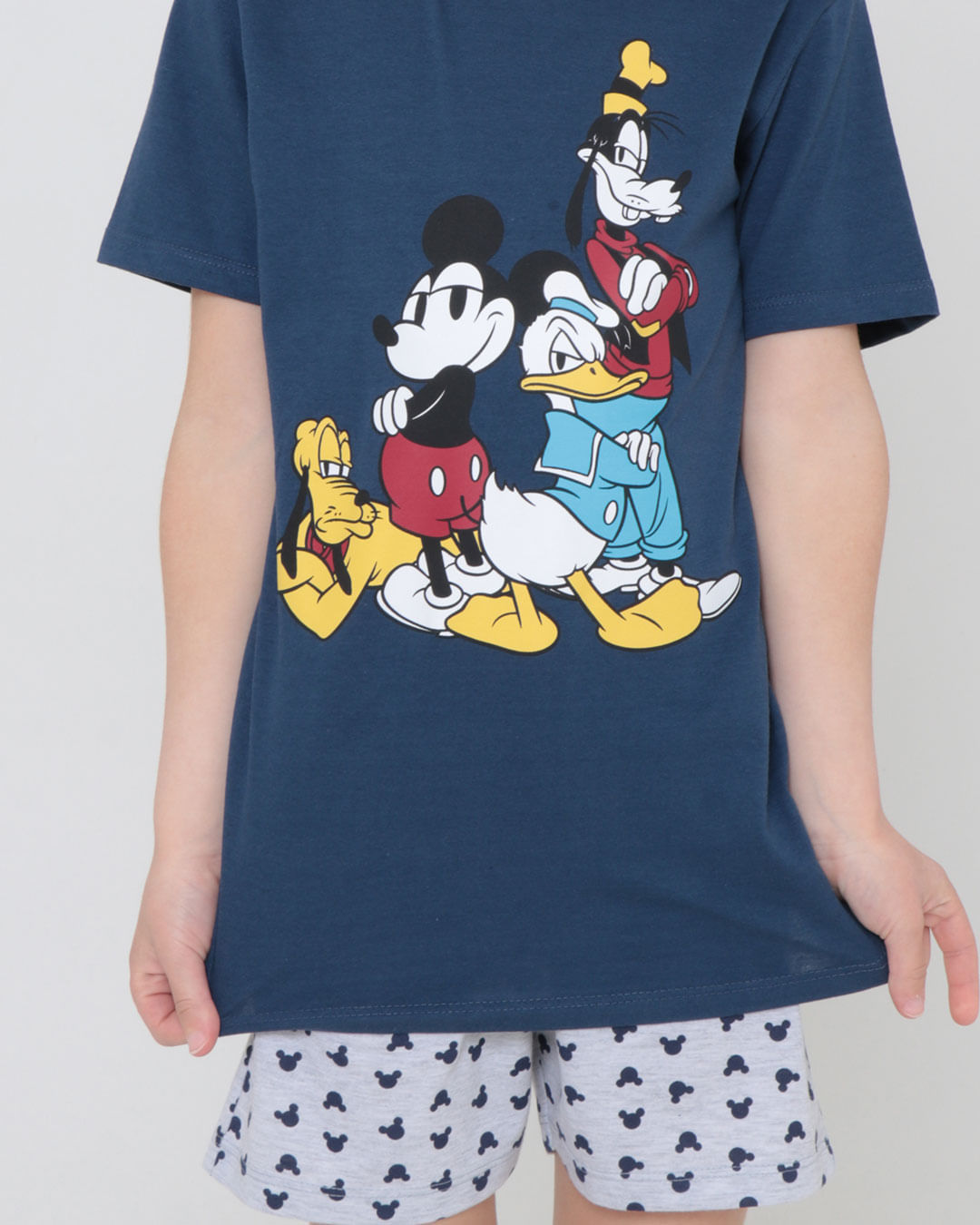 Pijama-Infantil-Curto-Mickey-Mouse-Disney-Azul-Marinho