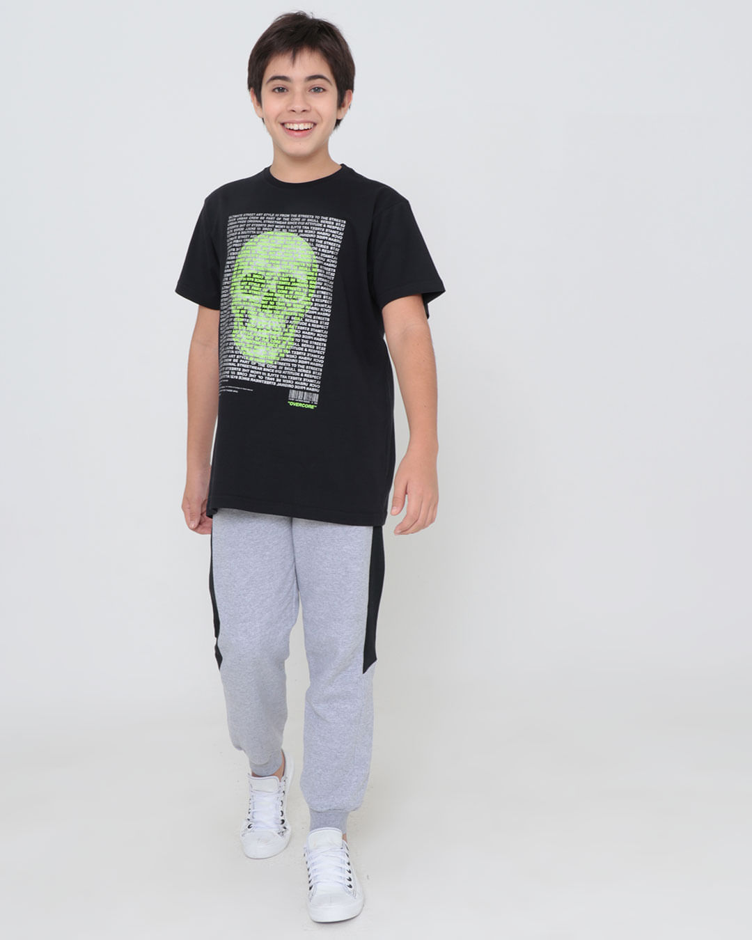Camiseta-Juvenil-Estampa-Caveira-Manga-Curta-Preta