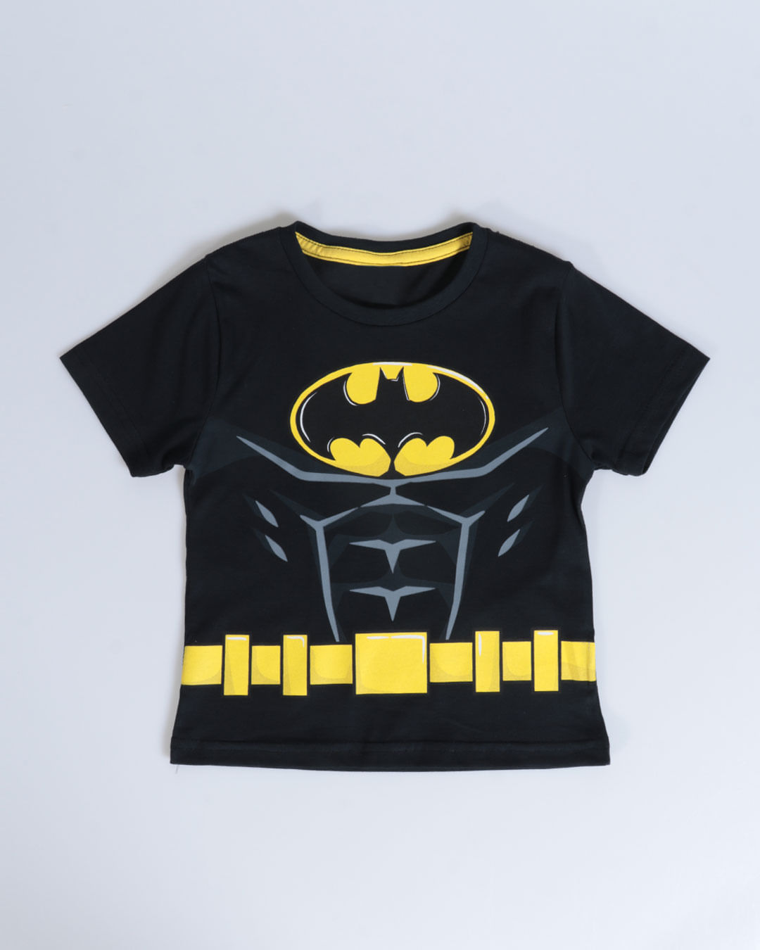 Camiseta-Bebe-Manga-Curta-Estampa-Batman-Preta-