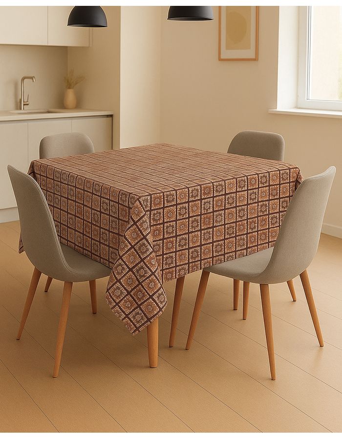 Toalha-Mesa-Quadrada-Termica-138x138---Marrom