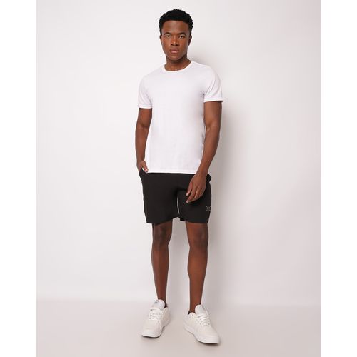 Bermuda Masculina Reta Ecko Unltd Microfibras Preta