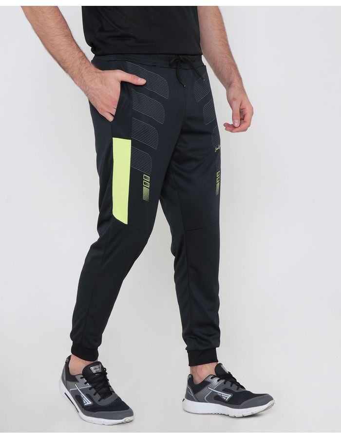 Calca-Fitness-Masculina-Jogger-Estampa-E-Recorte-Preta