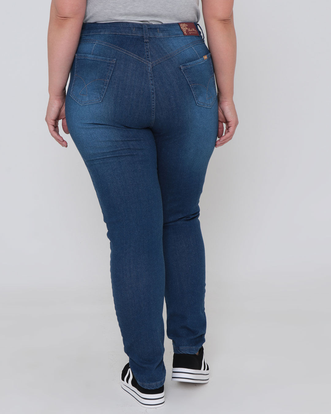 Calca-Jeans-Feminina-Plus-Size-Com-Puidos-Azul