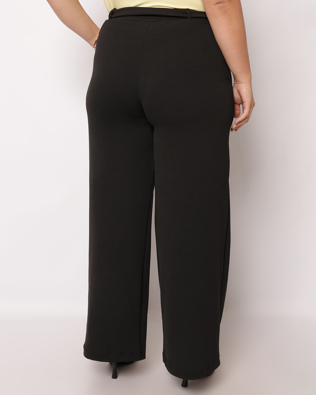 Calca-4384-Crepe-Faixa-Cinto-Pantalona---Preto