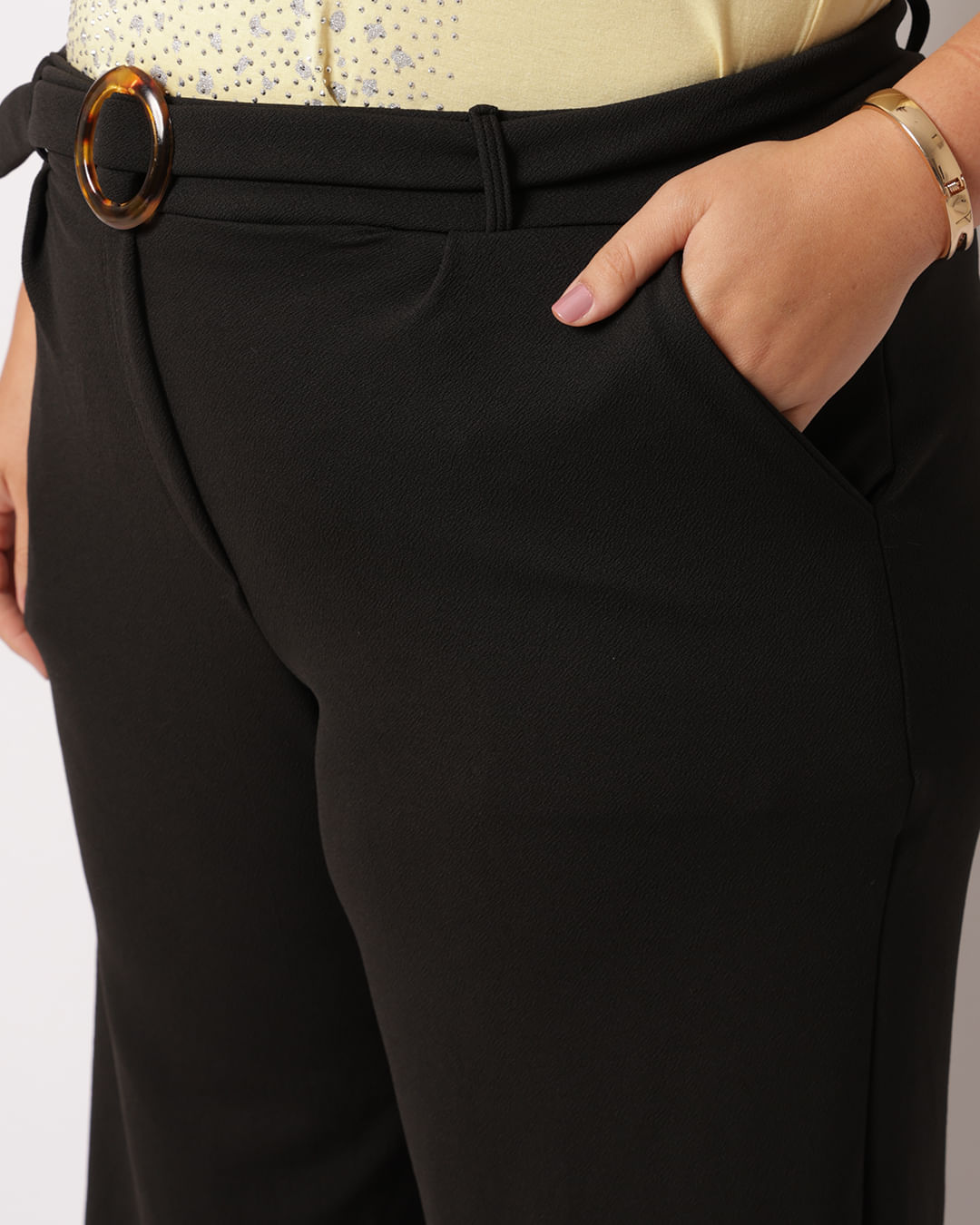 Calca-4384-Crepe-Faixa-Cinto-Pantalona---Preto