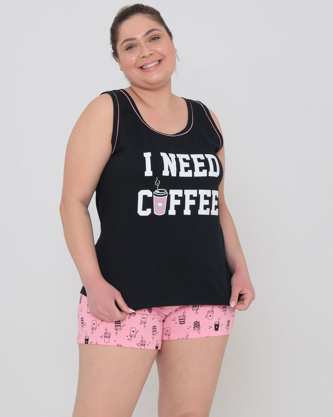 Pijama-Plus-Size-Feminino-Estampa-Cafe-Preto
